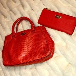 Jet Set Bag & Wallet in Sienna